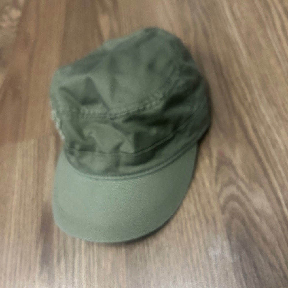 Olive Green Y2K Military Style Cadet Cap Women's Fashion Hat - Picture 3 of 6
